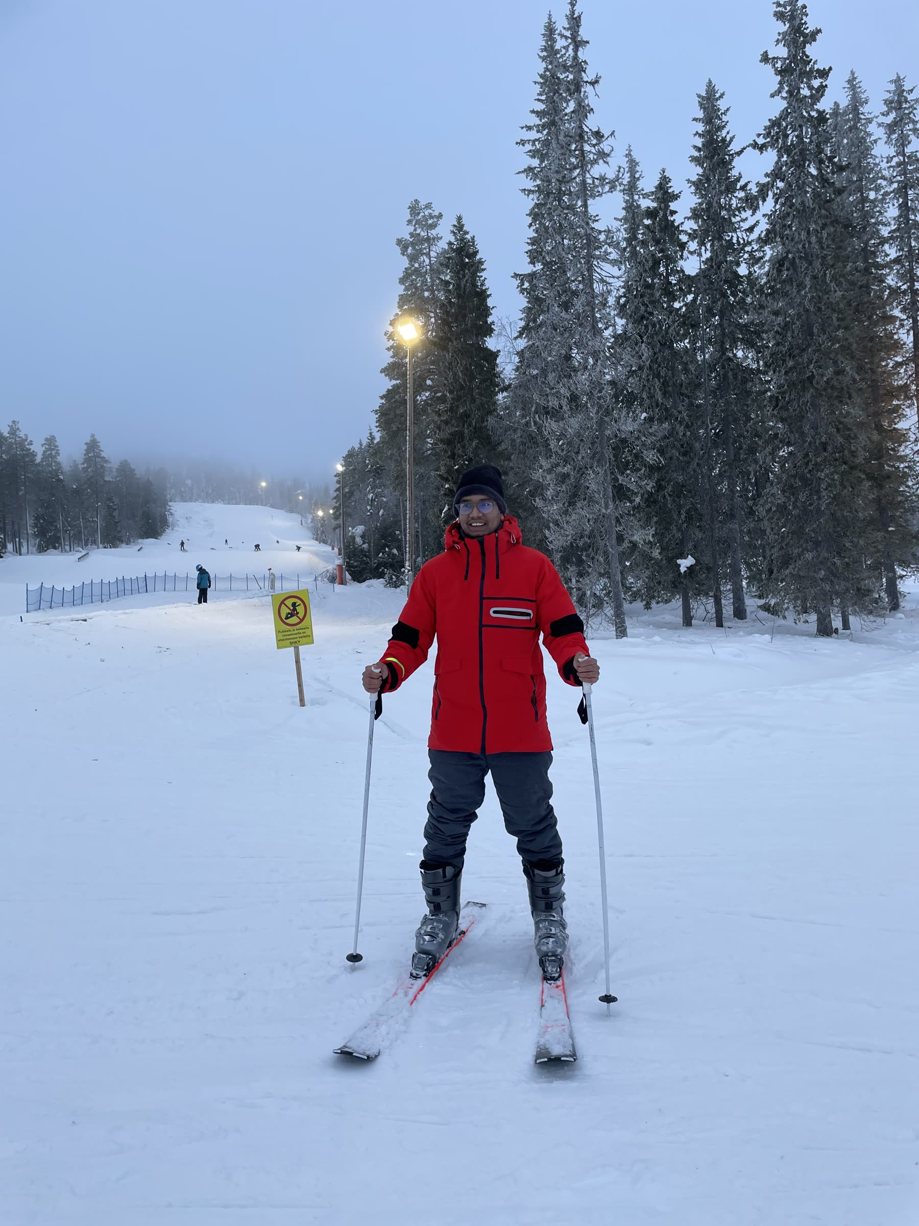 Skiing in Finland