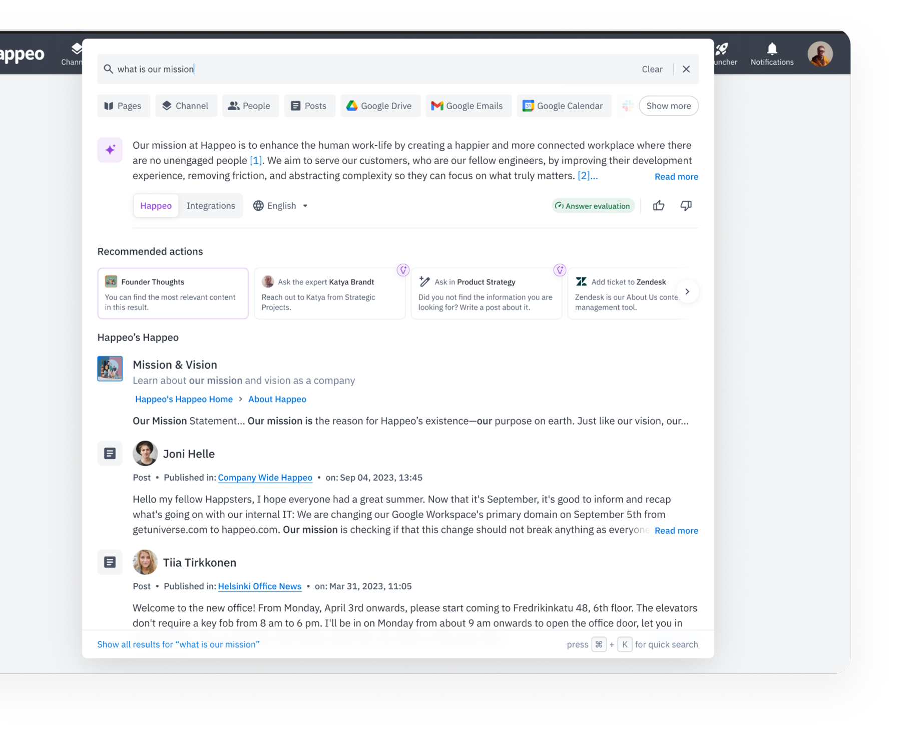 Enhancing search — AI search analytics 1