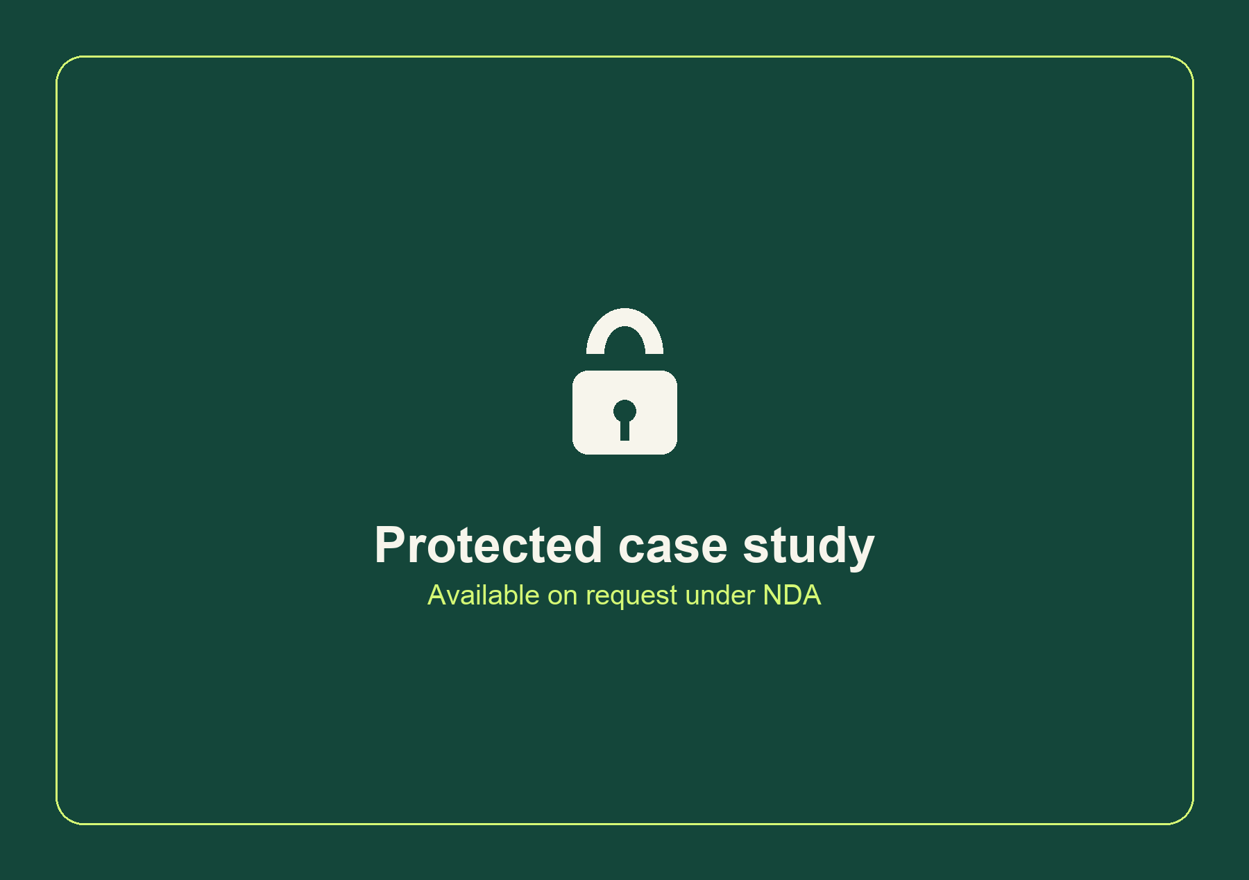 Master File Progressive Workflow, protected case study available on request under NDA