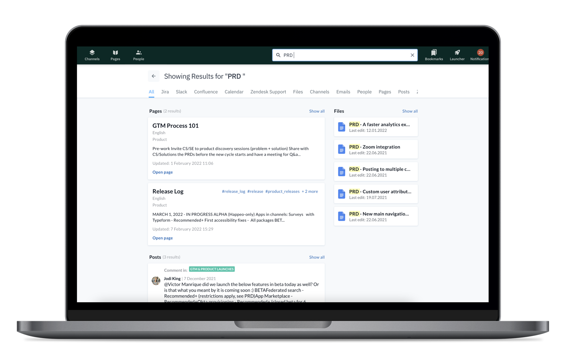 Old search & filters design audit